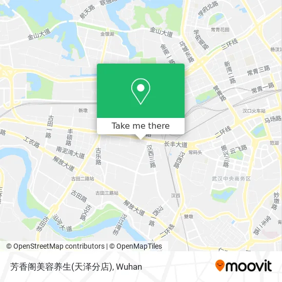 芳香阁美容养生(天泽分店) map