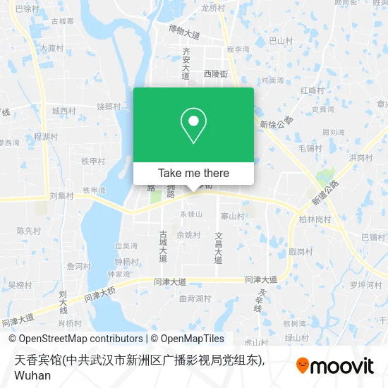 天香宾馆(中共武汉市新洲区广播影视局党组东) map