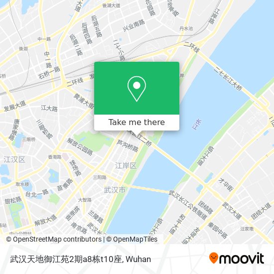 武汉天地御江苑2期a8栋t10座 map
