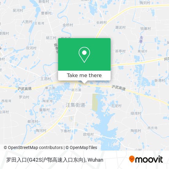 罗田入口(G42S沪鄂高速入口东向) map