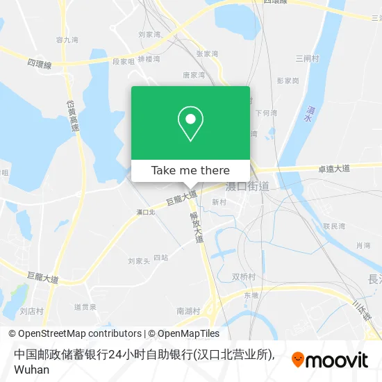 中国邮政储蓄银行24小时自助银行(汉口北营业所) map