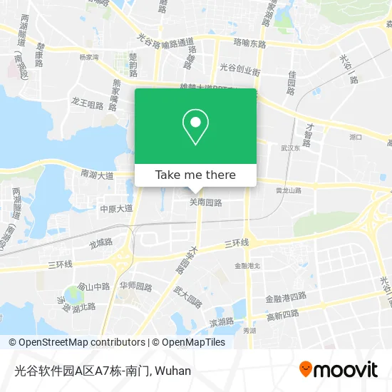 光谷软件园A区A7栋-南门 map