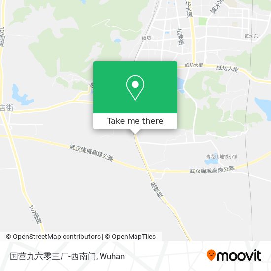 国营九六零三厂-西南门 map