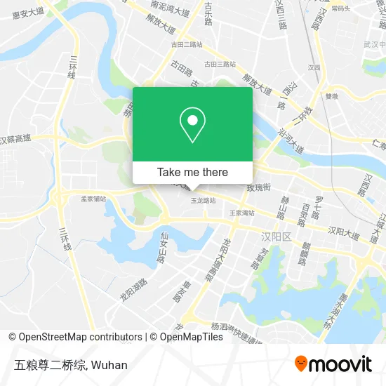 五粮尊二桥综 map