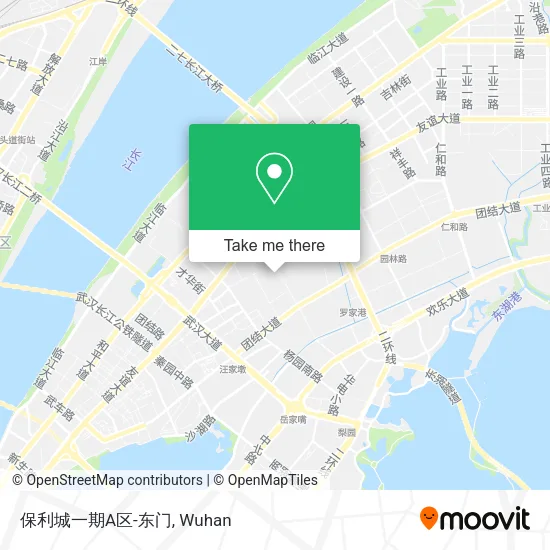 保利城一期A区-东门 map