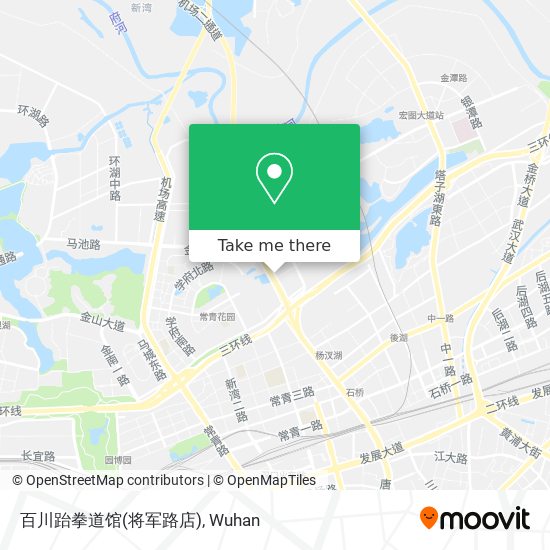 百川跆拳道馆(将军路店) map