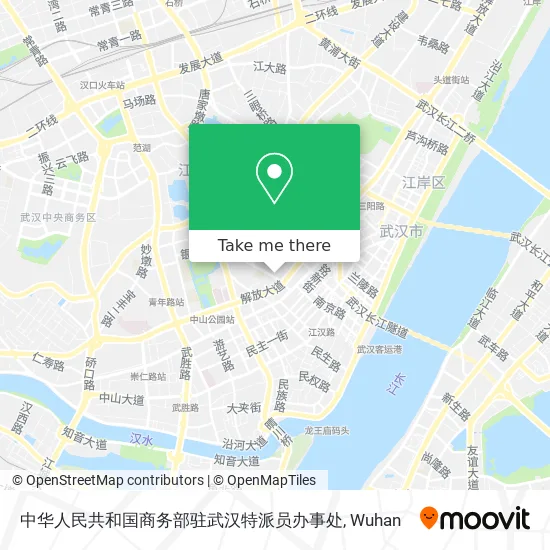 中华人民共和国商务部驻武汉特派员办事处 map