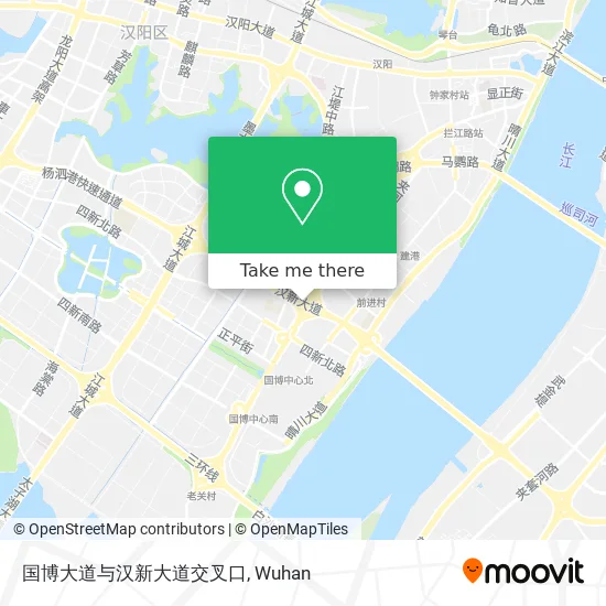 国博大道与汉新大道交叉口 map