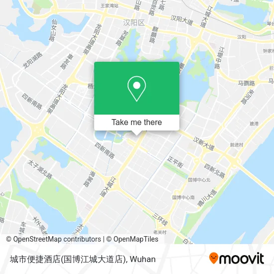 城市便捷酒店(国博江城大道店) map