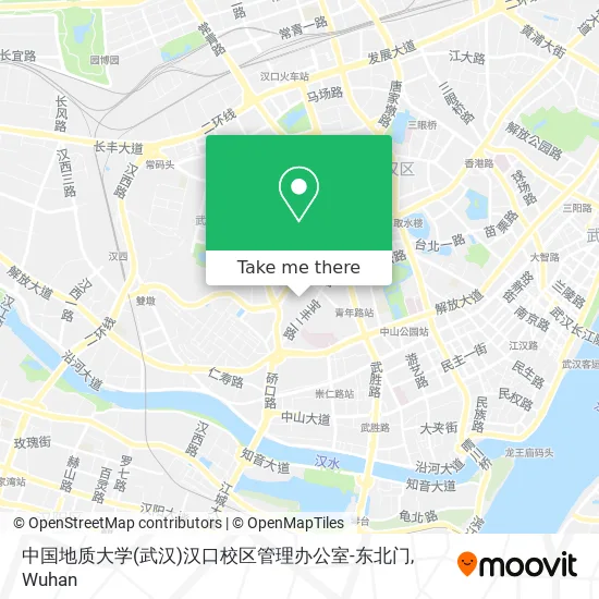 中国地质大学(武汉)汉口校区管理办公室-东北门 map