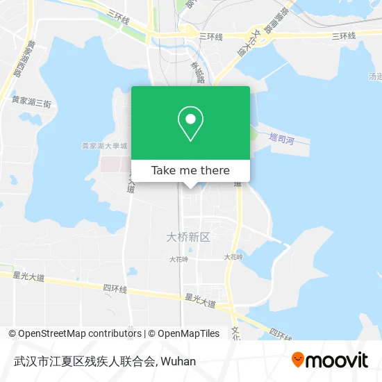 武汉市江夏区残疾人联合会 map