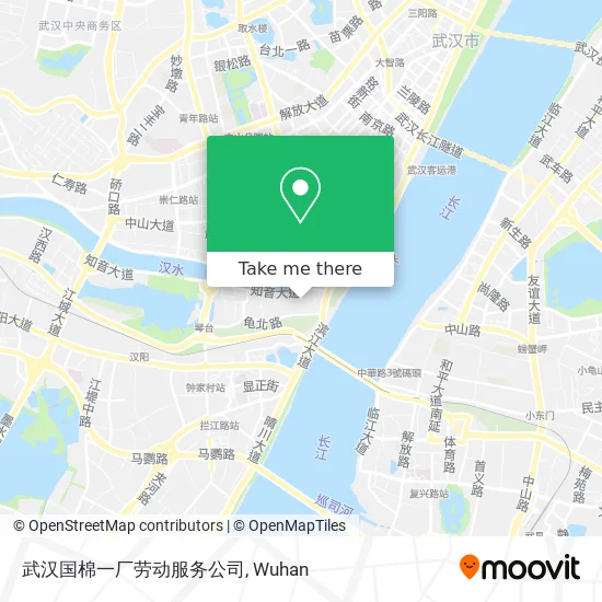 武汉国棉一厂劳动服务公司 map