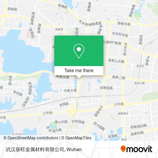 武汉葵旺金属材料有限公司 map