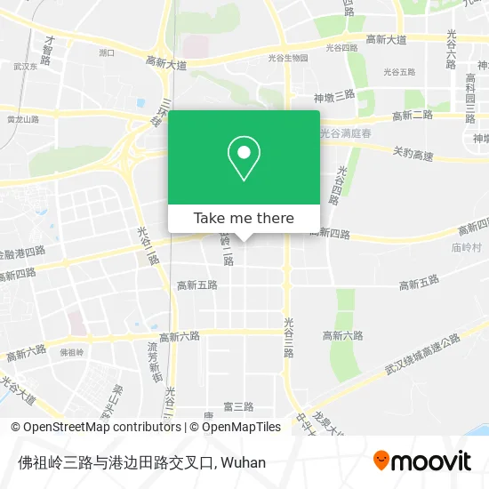佛祖岭三路与港边田路交叉口 map