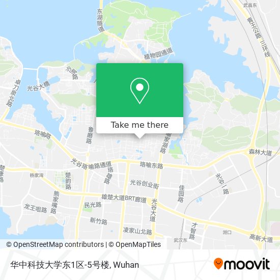 华中科技大学东1区-5号楼 map