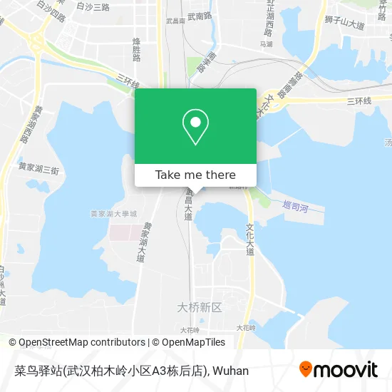 菜鸟驿站(武汉柏木岭小区A3栋后店) map