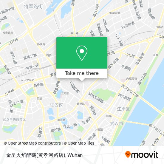 金星火焰醉鹅(黄孝河路店) map
