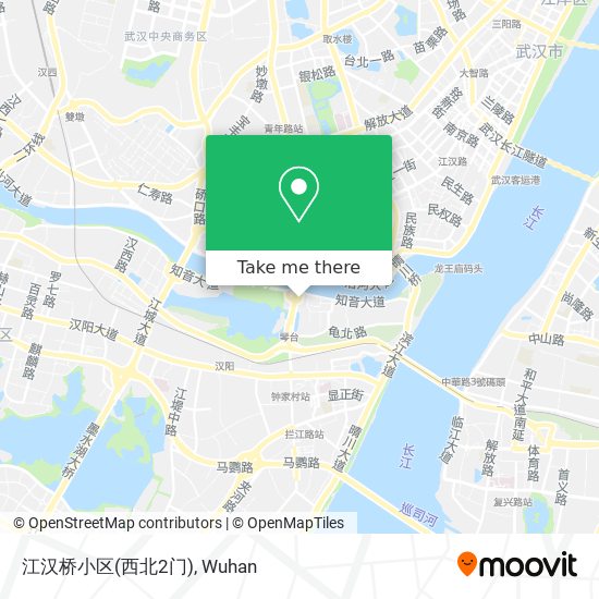 江汉桥小区(西北2门) map