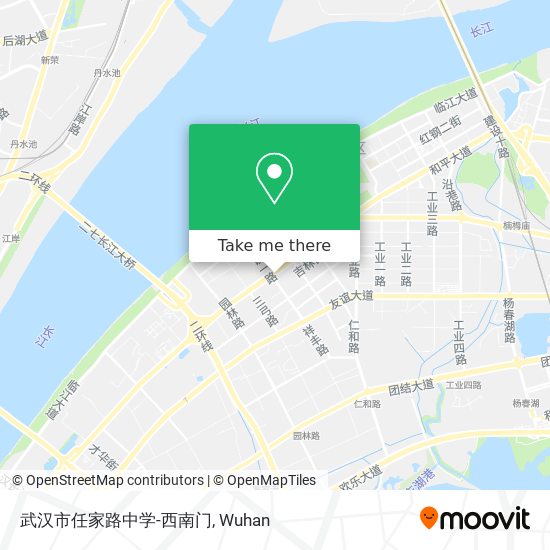 武汉市任家路中学-西南门 map