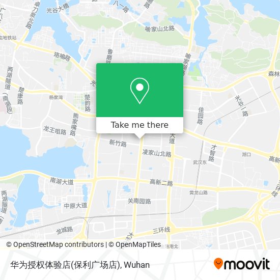 华为授权体验店(保利广场店) map