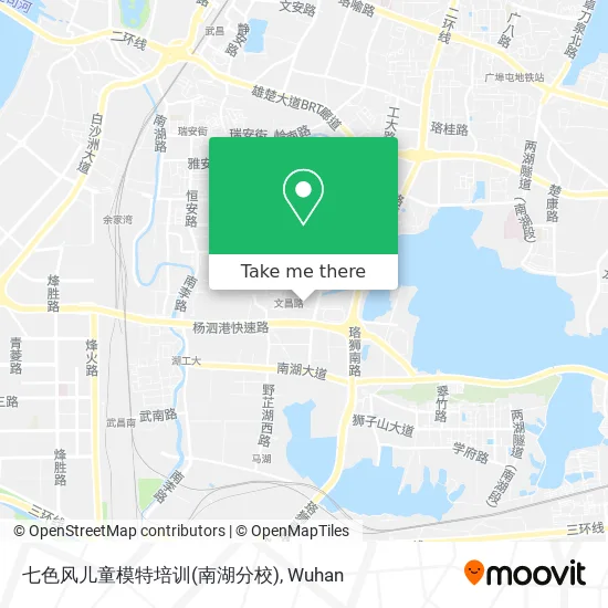 七色风儿童模特培训(南湖分校) map