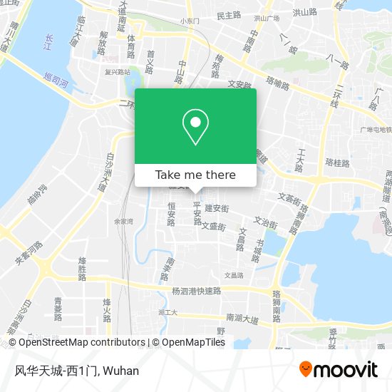 风华天城-西1门 map