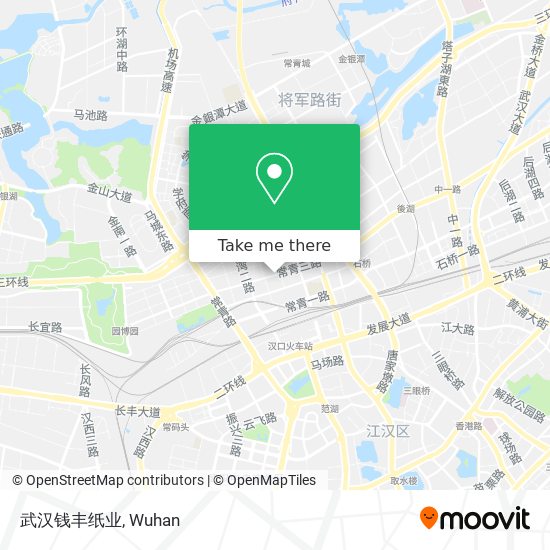 武汉钱丰纸业 map