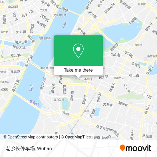 老乡长停车场 map