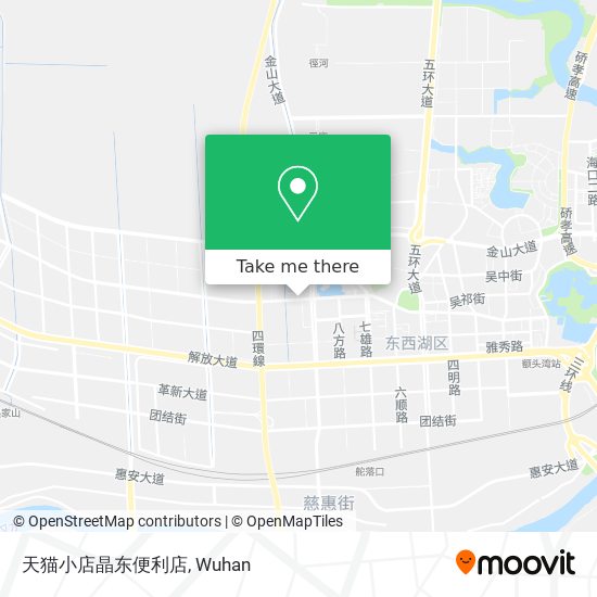 天猫小店晶东便利店 map