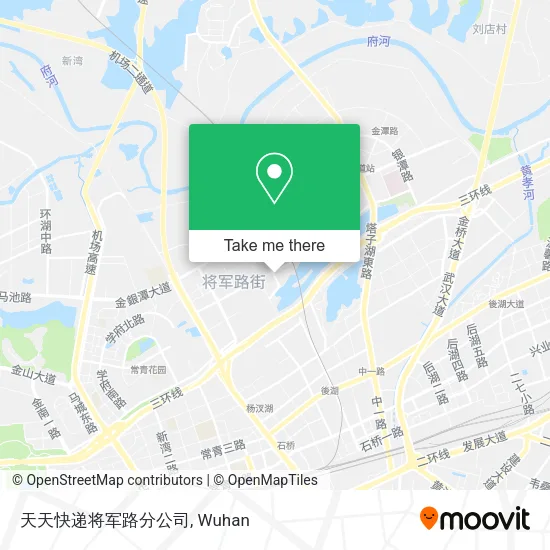 天天快递将军路分公司 map