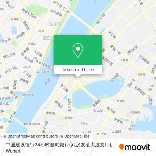 中国建设银行24小时自助银行(武汉友谊大道支行) map