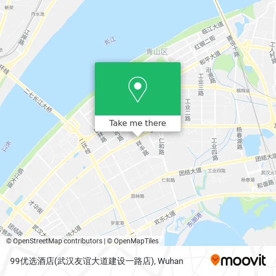 99优选酒店(武汉友谊大道建设一路店) map