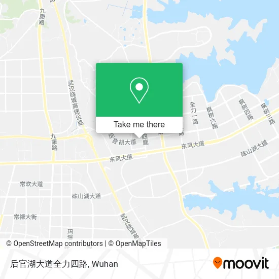 后官湖大道全力四路 map