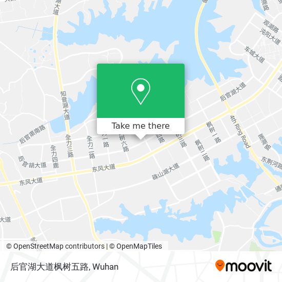 后官湖大道枫树五路 map