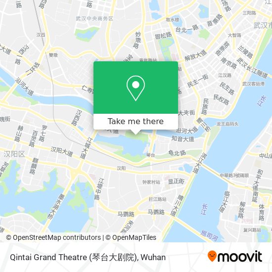 Qintai Grand Theatre (琴台大剧院) map