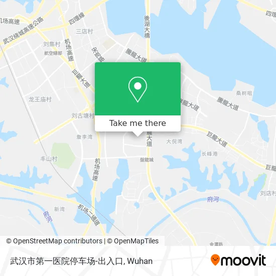 武汉市第一医院停车场-出入口 map
