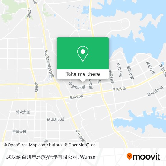 武汉纳百川电池热管理有限公司 map
