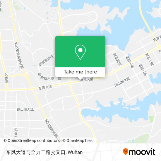 东风大道与全力二路交叉口 map