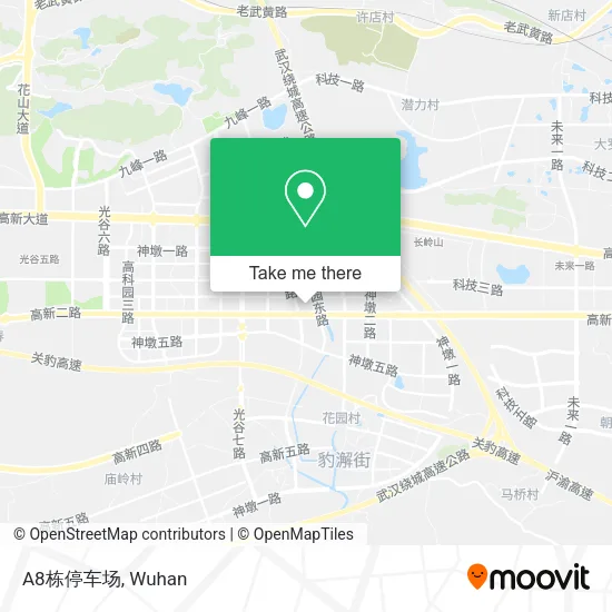 A8栋停车场 map