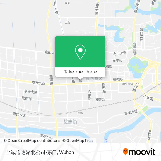 至诚通达湖北公司-东门 map