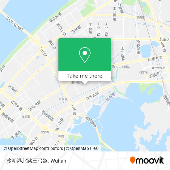 沙湖港北路三弓路 map