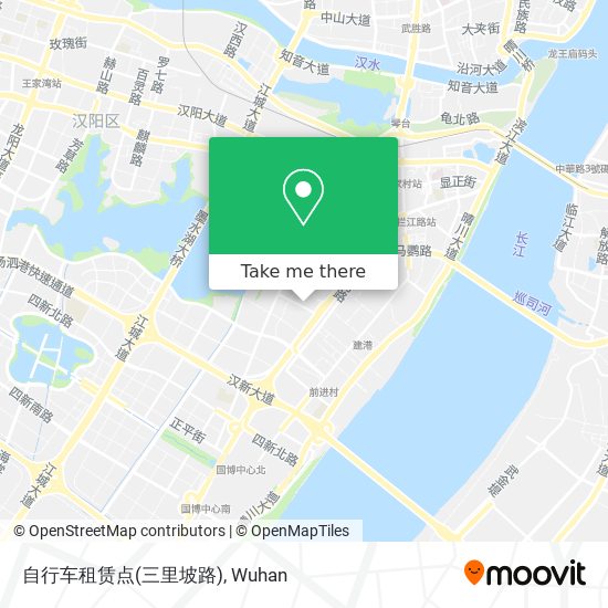 自行车租赁点(三里坡路) map