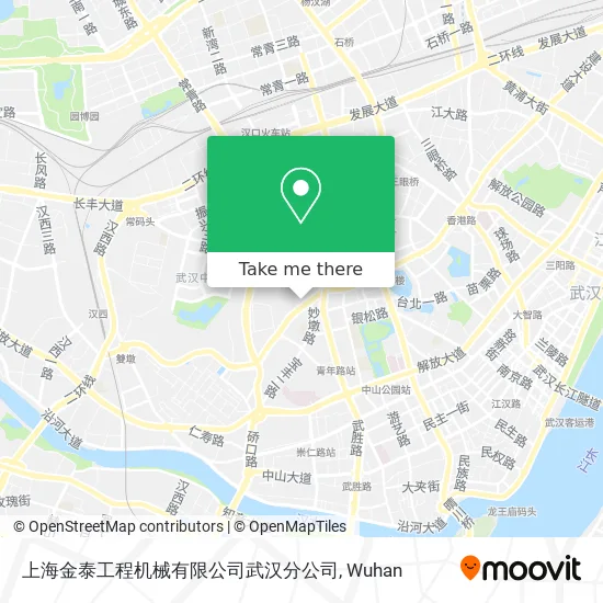 上海金泰工程机械有限公司武汉分公司 map