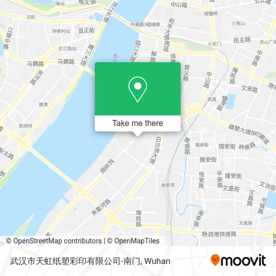 武汉市天虹纸塑彩印有限公司-南门 map