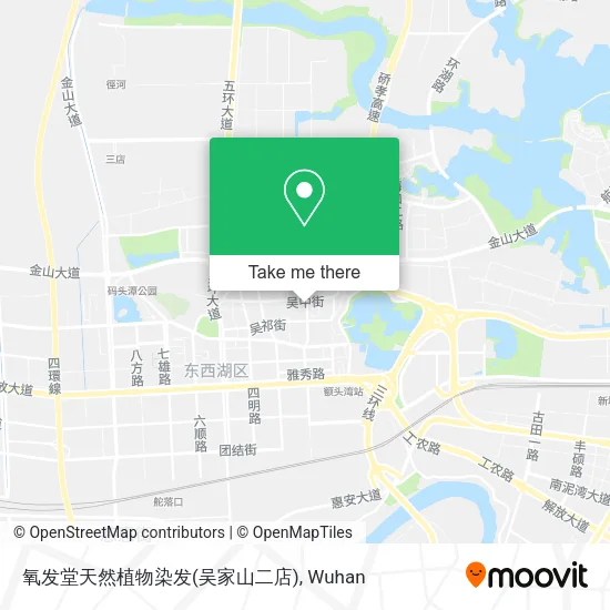 氧发堂天然植物染发(吴家山二店) map