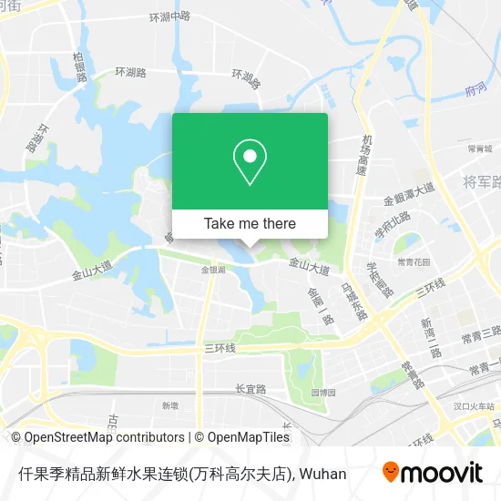 仟果季精品新鲜水果连锁(万科高尔夫店) map
