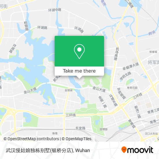 武汉慢姑娘独栋别墅(银桥分店) map
