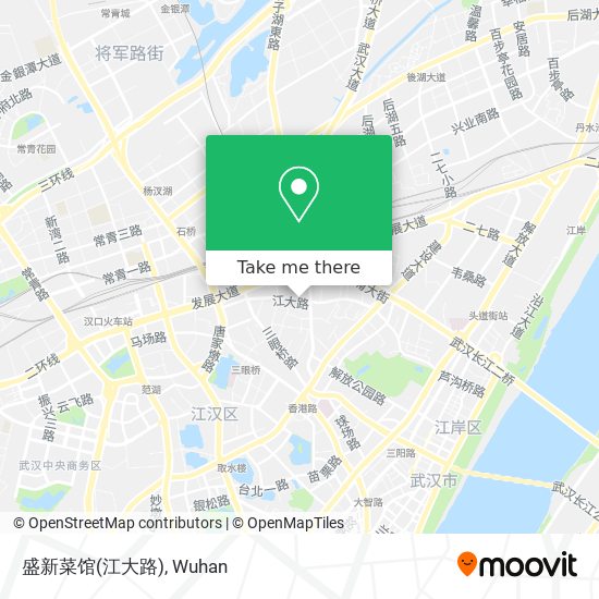 盛新菜馆(江大路) map