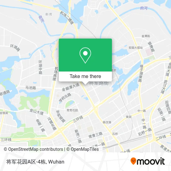 将军花园A区-4栋 map