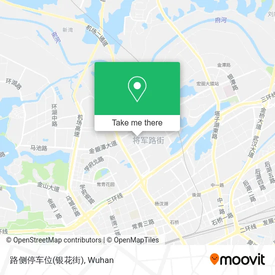 路侧停车位(银花街) map